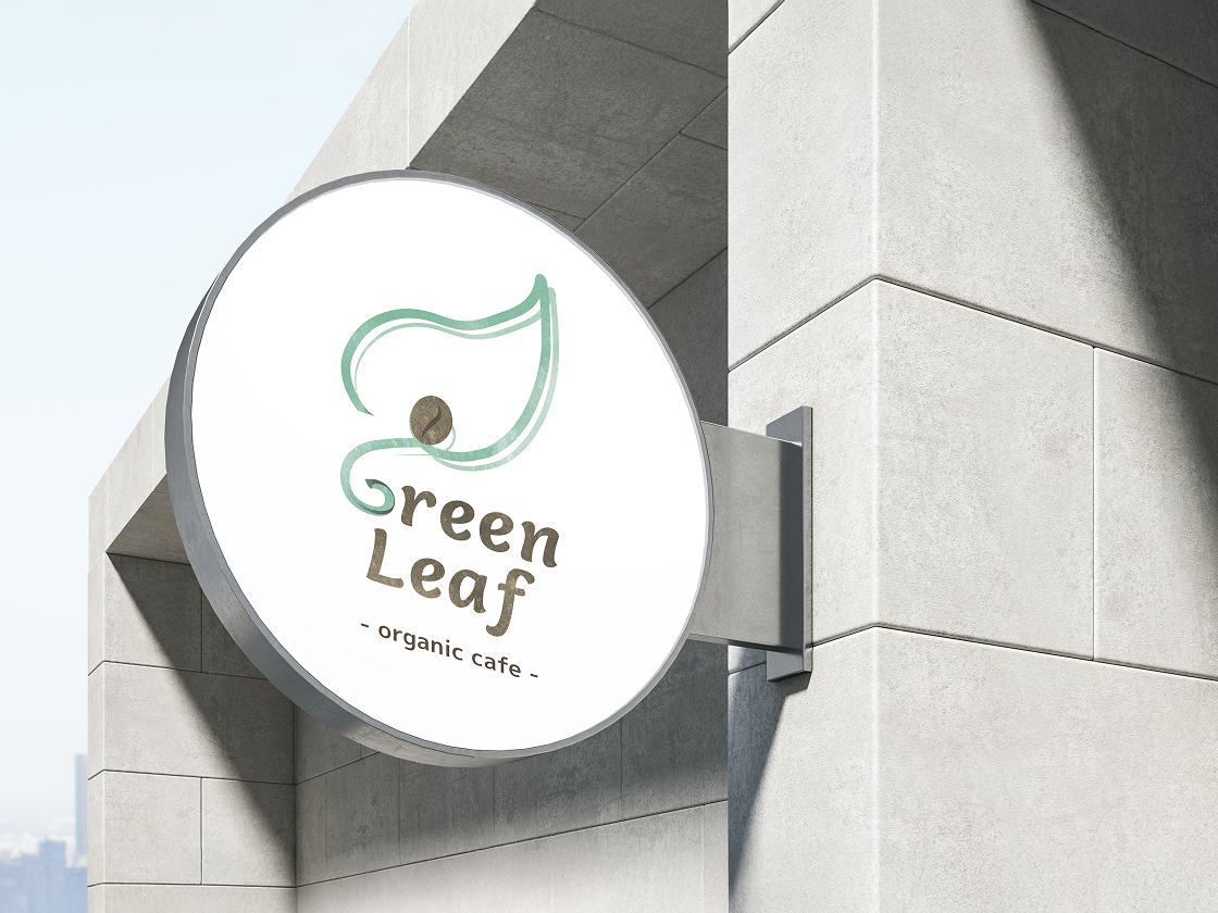 オーガニックカフェのロゴ